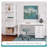 72" High Rolling 5 Shelf Bookcase-1410378673