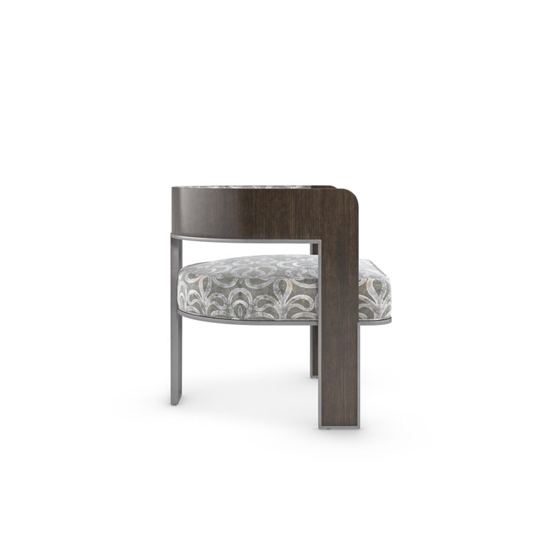 Modern Streamline Barrel Chair