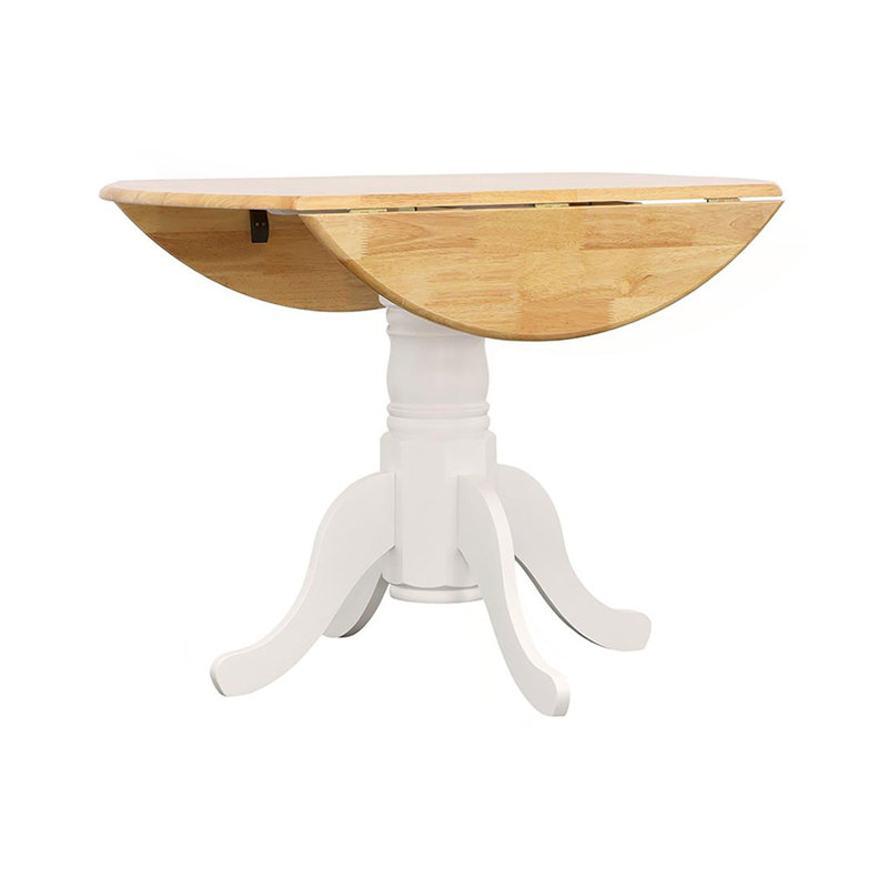 Table de salle à manger ronde à rallonge à abattants de 40 pouces