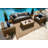Malmo Collection In Gray 15 - Person Patio Conversation Set with Cushions-67077305-67077325-93810163