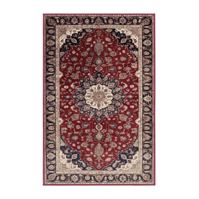 Machine Washable Persian Brown Area Rug