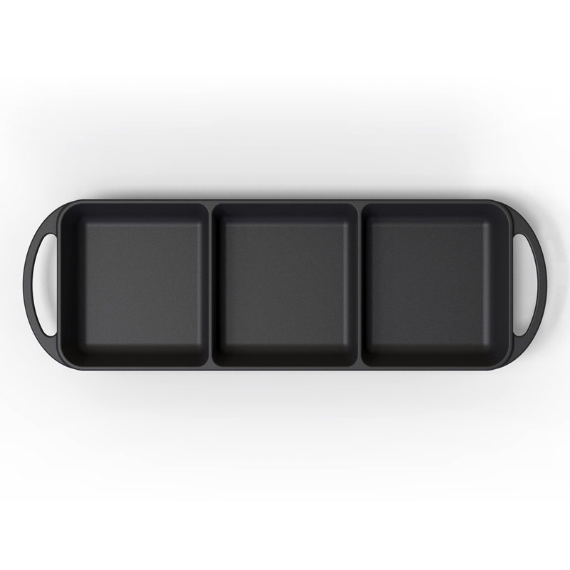 Plat de service rectangulaire en fonte émaillée Lava
