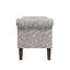 Rangement avec support ferme - tissu, rangement spacieux, housse de style à accoudoirs roulés,