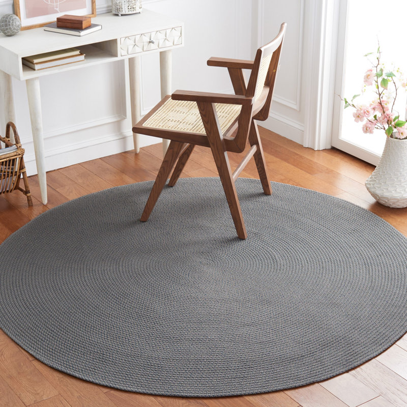 Tapis performance tressé à la main, Rond 6 pi