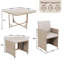 Parkson 8-Seater Dining Set with Cushions, UKFR Certified-235300574