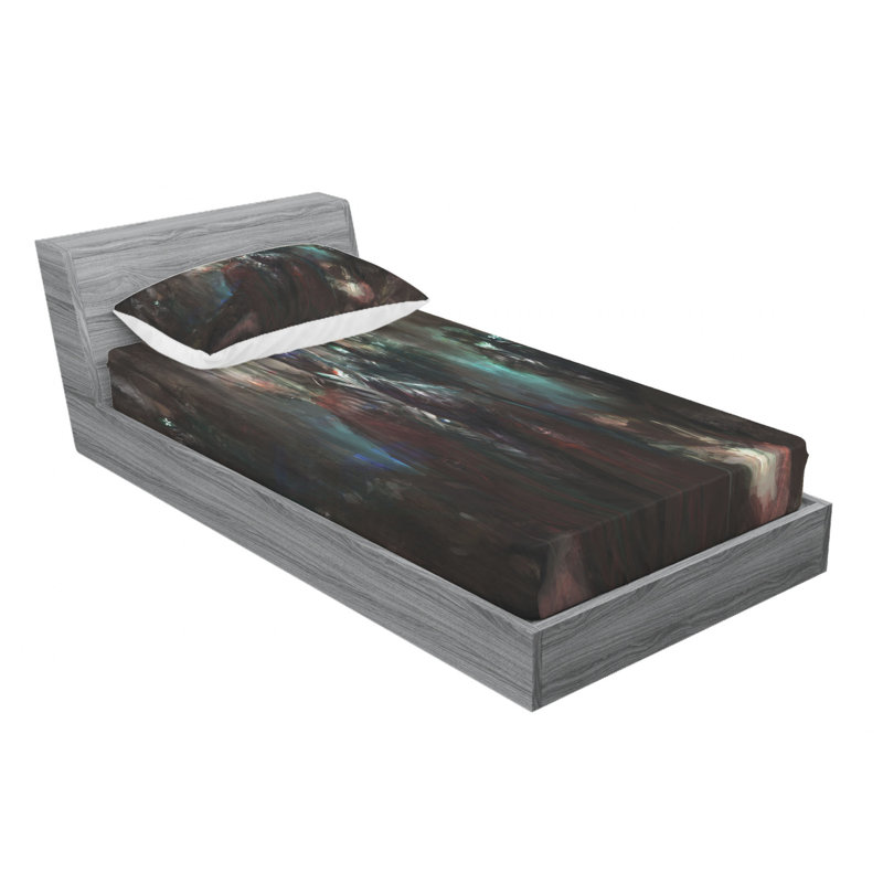 Microfiber Sheet Set, Twin Sheet Set with Fitted Sheet