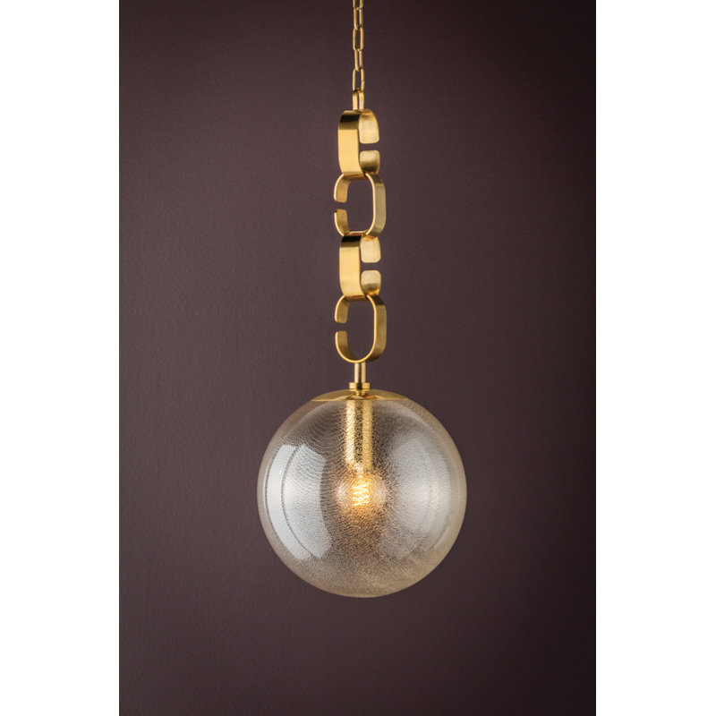 Nessa 1 Light Pendant, 30" H x 13" W x 13" D