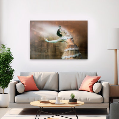 Affiche murale contemporaine abstraite « À danser »