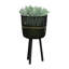 Jardinières en bambou S / 3 11/13/15 po