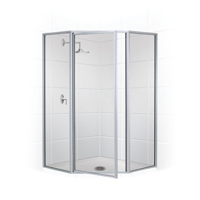 Legend Neo-Angle Series 59" x 66" Hinged Shower Door