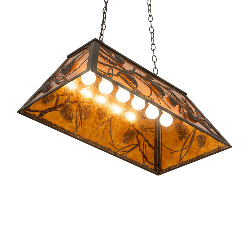 Jacklyn 6 - Light Pendant, Amber, Oil Rubbed Bronze