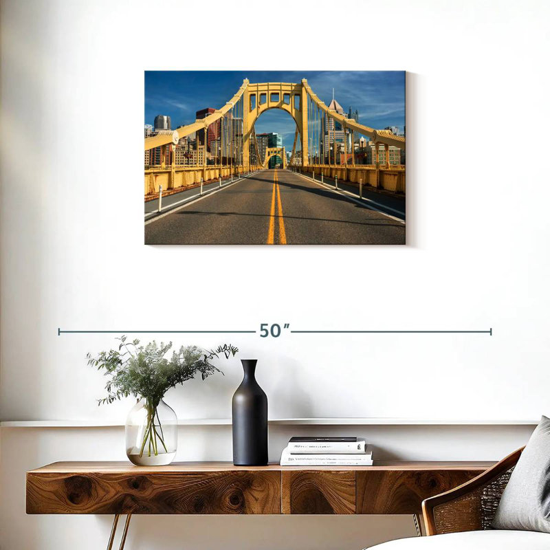 Mehar The Roberto Clemente Bridge, 20" H x 30" W