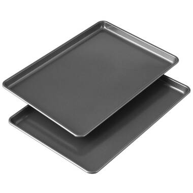 Baking Sheets Set of 2, Cookie Sheets 2 Pieces & Stainless Steel