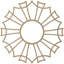 Médaillon de plafond en bois Augustus-63412114-63412100