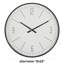 Horloge murale en verre 19,63 "Amburgey-39132229