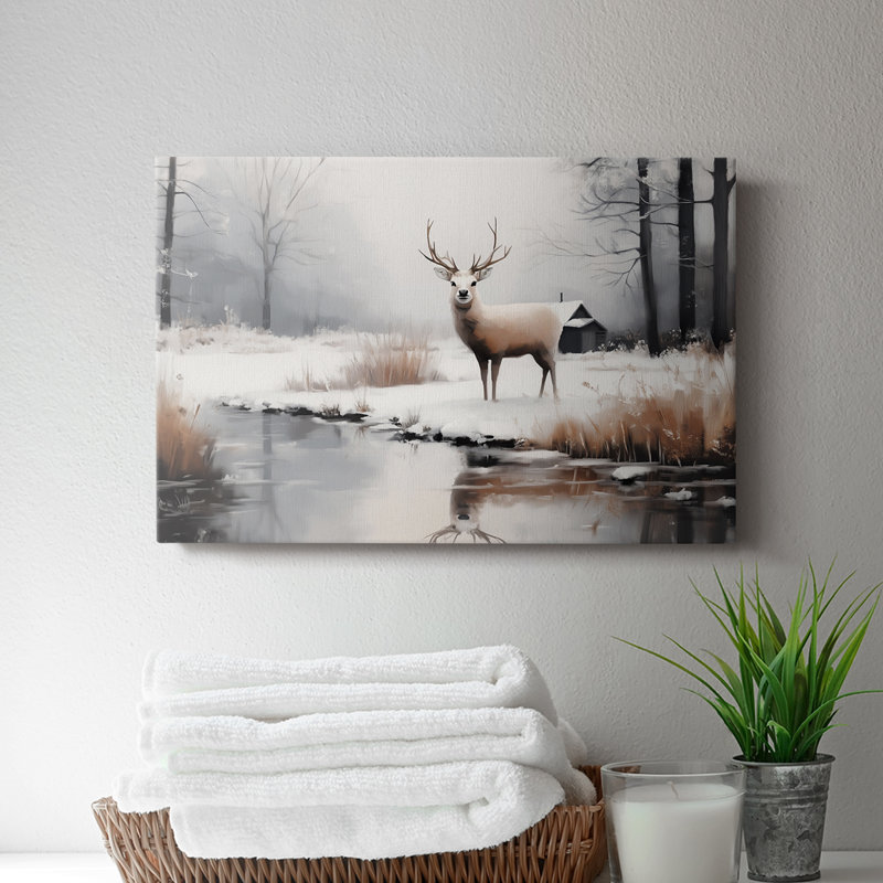 Art de Noël - DCCCLIX - Cavas enveloppés de galerie, H 12 po x l 18 po