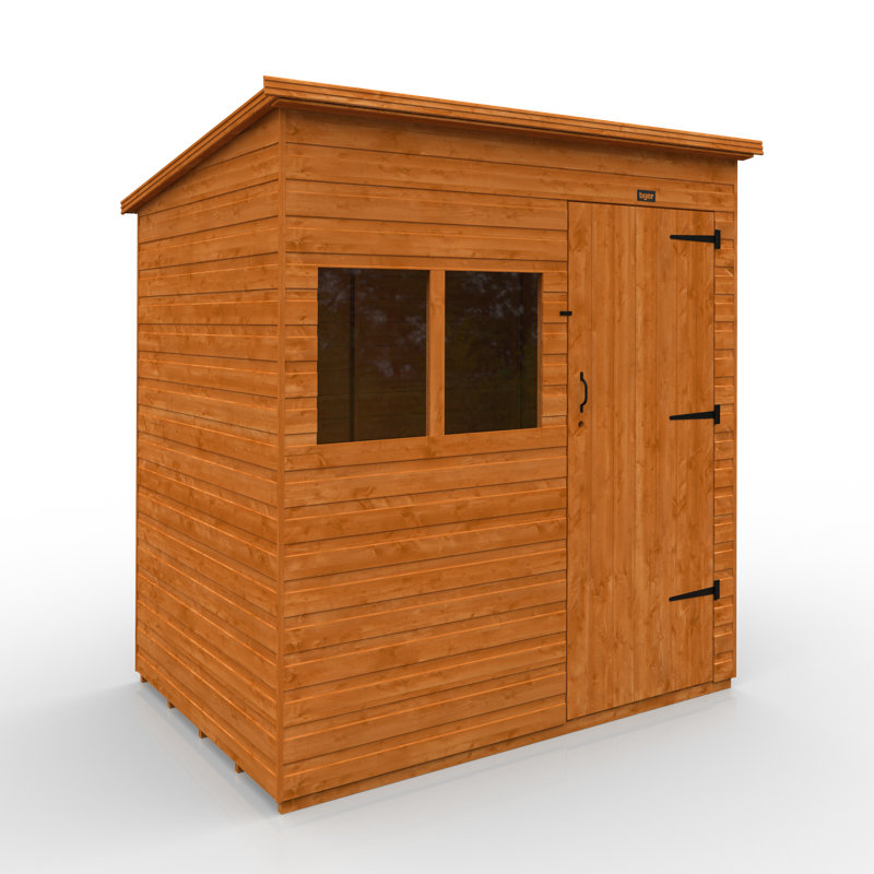 Tiger 7 Ft. W x 5 Ft. D Shiplap Pent Wooden Shed