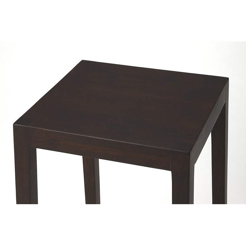 Cagney Solid Wood Scatter Side Table, Brown