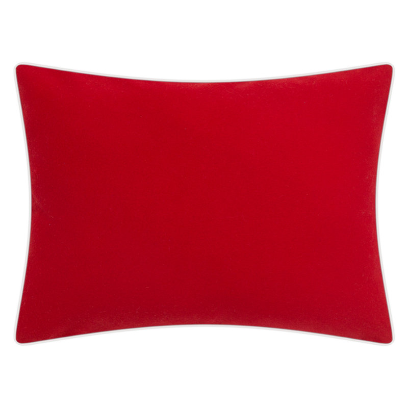 Embroidered Wool Blend Pillow Cover