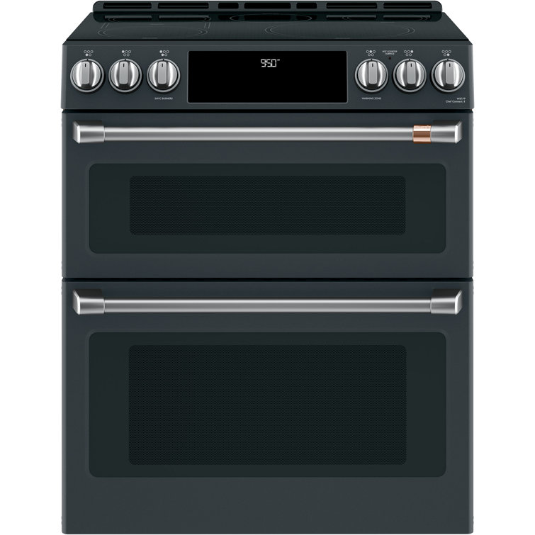 Café 30" 6.7 cu. ft. Smart Slide-in Electric Range with Induction Cooktop