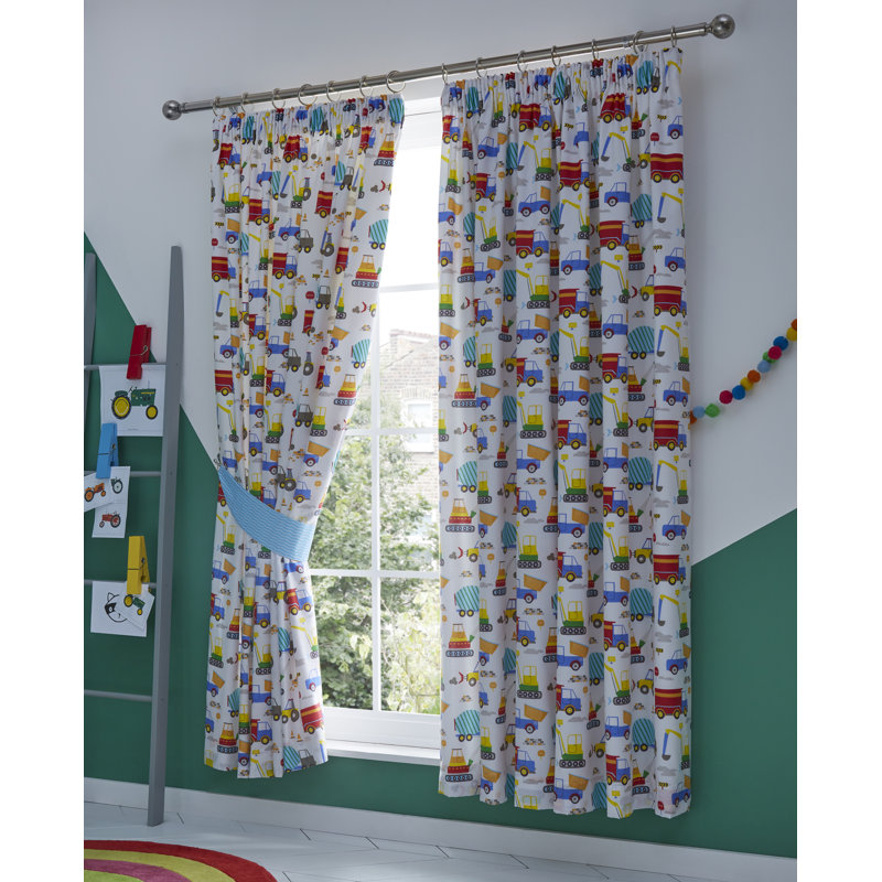 Judge Room Darkening Curtain Panel Pair, Width 168 x Drop 183 cm