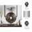 Iron Modern Textured Round Decorative Statue - 15.75" x 15.75" x 18.5"