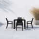 Farrah 55.4'' Rectangular 4 - Person Outdoor Dining Set