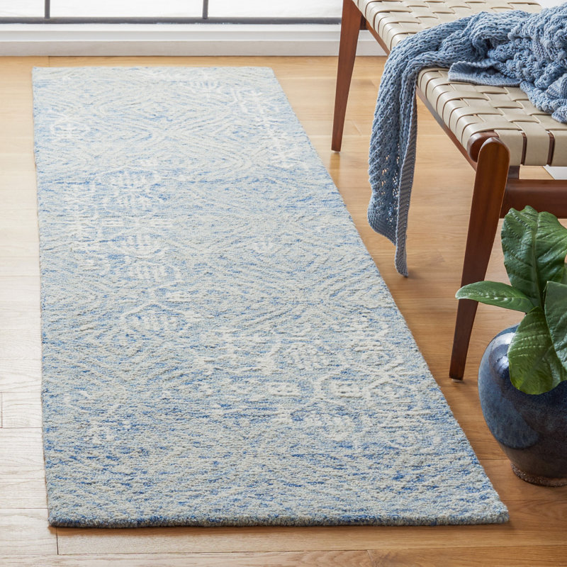 Pezanetti Hand Tufted Wool And Cotton With Latex Oriental Rug, Round 6'