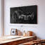 «Stallion Black On Black» sur toile-1379920703