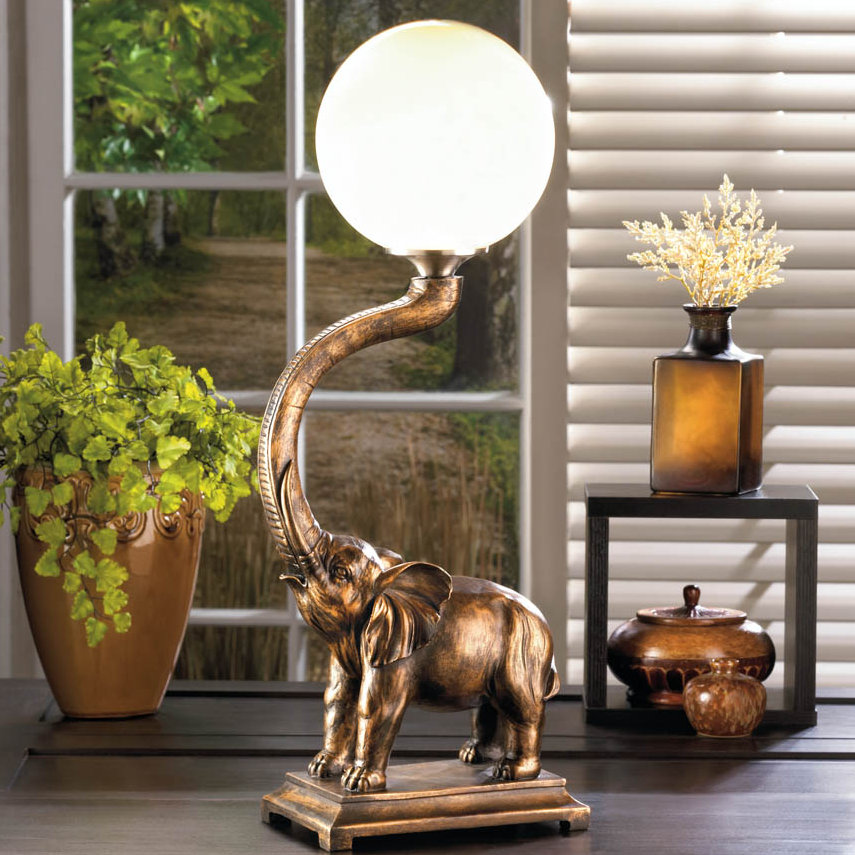 Elephant table best sale lamp next