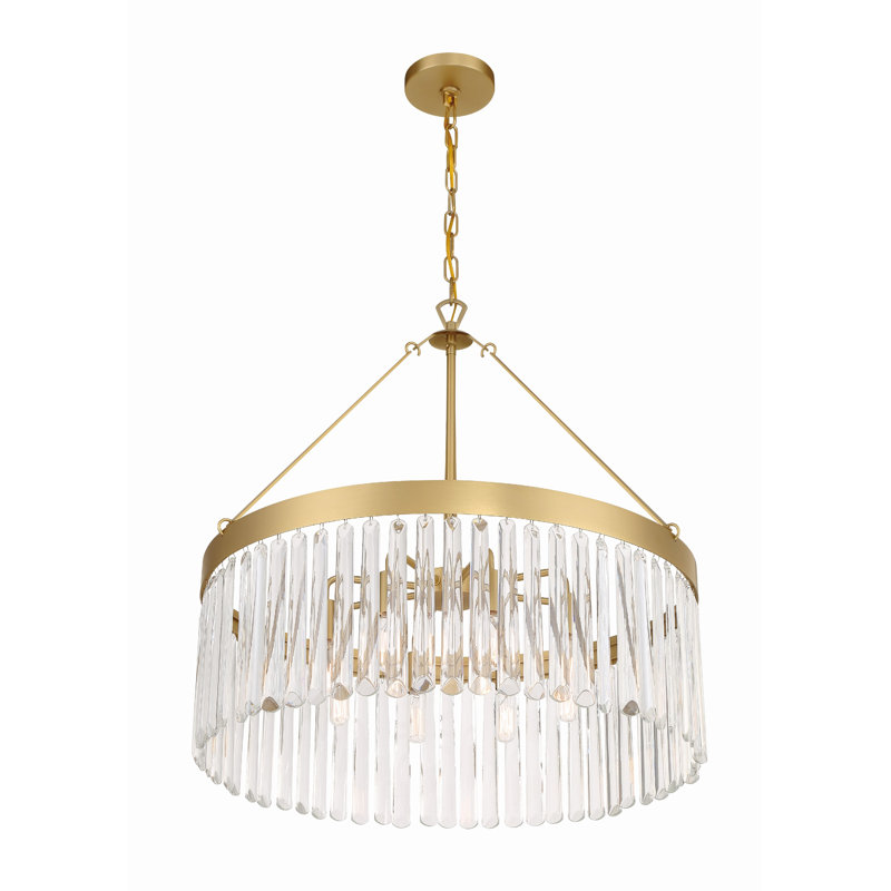 8 - Light Classic / Traditional Chandelier, Gold