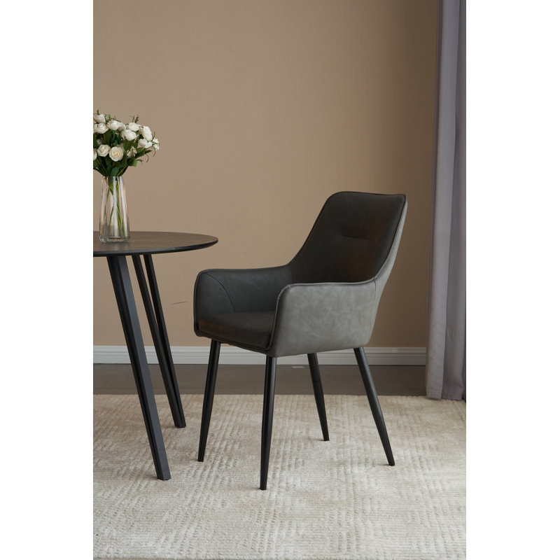 Morrisdale 51cm H Upholstered Side Chair, Grey