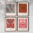 William Morris XVI Framed Print - Set of 4-93858817-93858819