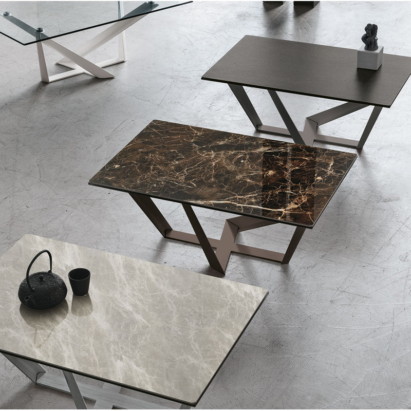 Alicea Cross Legs Coffee Table