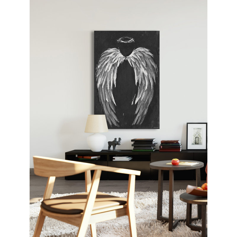 Couronne d'épines - peinture sur toile tendue, H 36 po x l 24 po x 1,5 po
