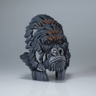 Sculpture buste de gorille