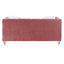 Causeuse Addiel avec 2 coussins en velours gris-1308171751