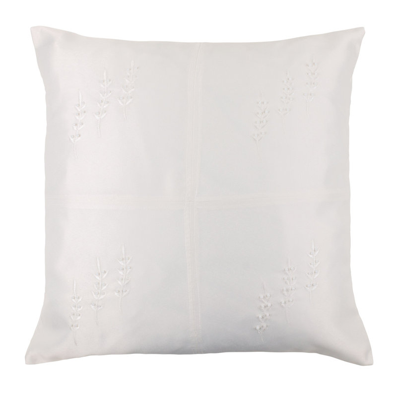 Square Cushion Cover, Cream