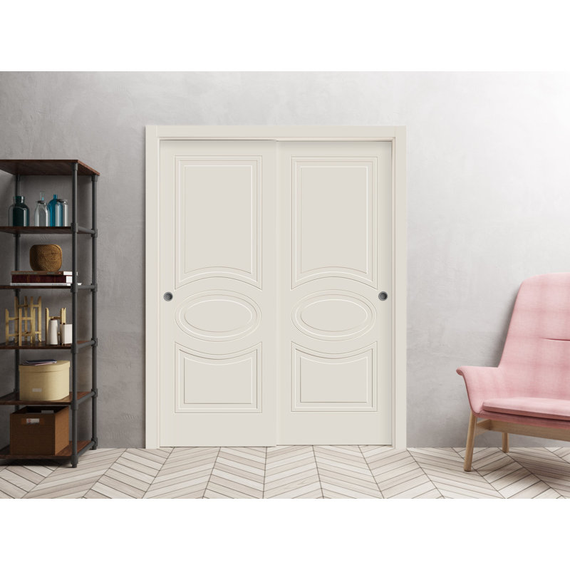 Portes de placard à panneaux, 56 po x 96 po