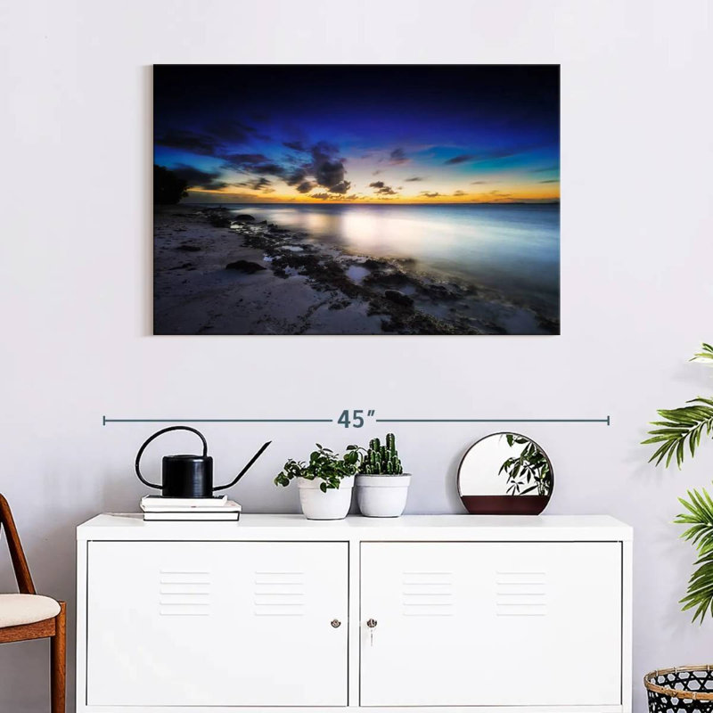 Gillard Shadowy Gillard coucher de soleil, H 20 po x l 30 po
