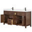 Beckett 66" Freestanding Double Bathroom Vanity with Quartz Top-946593503-965466536-965466538