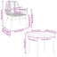 Square 3 - Piece 2 - Person 80Cm L Outdoor Table Set-1688904383