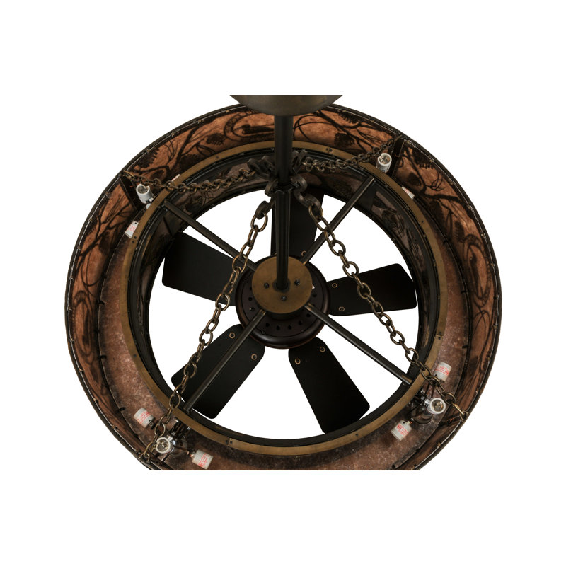 Rustic Lodge 16 - Light Chandelier