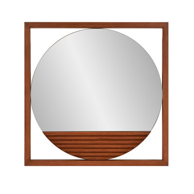 Dirken Wooden Framed Mirror