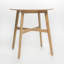 Table de salle à manger à hauteur de comptoir en bois, finition chêne naturel