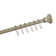 Kingston Brass Edenscape 38-Inch To 60-Inch Adjustable Shower Curtain Rod With Rings