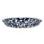 Set of 4 Black Swirl Pasta Plates