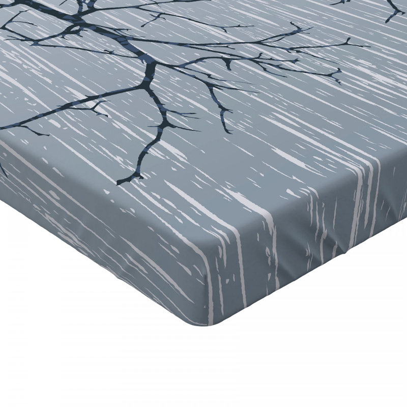Microfiber Patterned Fitted Sheet, Full/Double Fitted Sheet