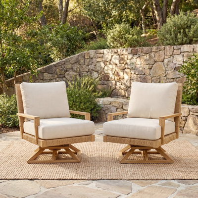 Chaise de patio d'extérieur en teck Monroe
