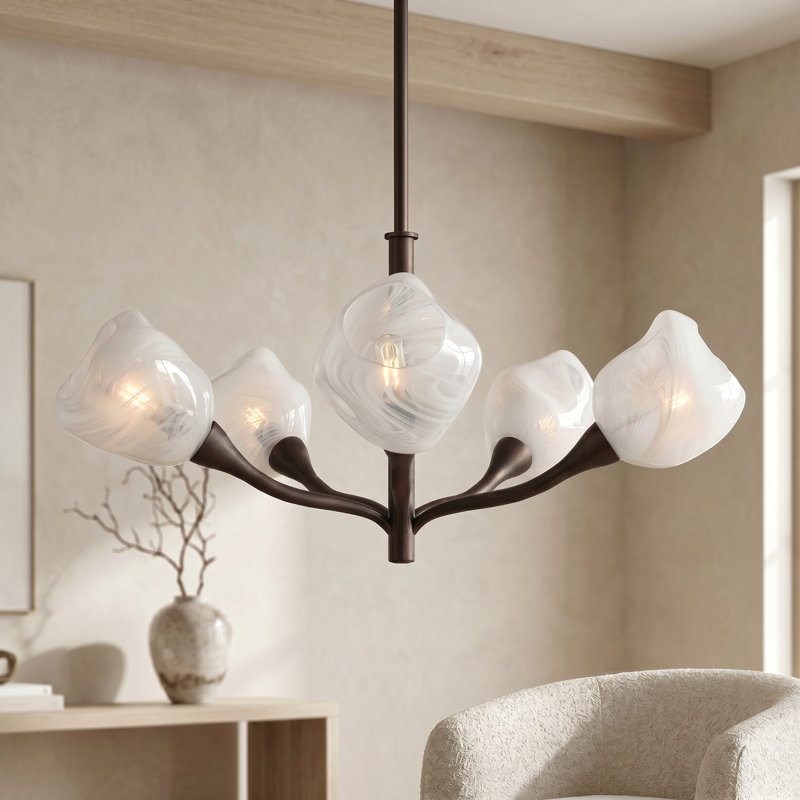 Adelyn 5-Light Oil Rubbed Bronze Chandelier